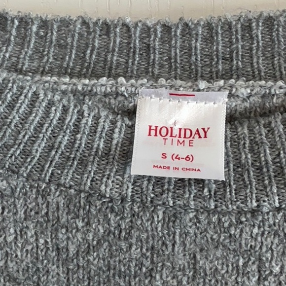 Holiday Time Women’s Holiday/ Christmas Reindeer Sweater Size S (4-6) NEW - Picture 3 of 5